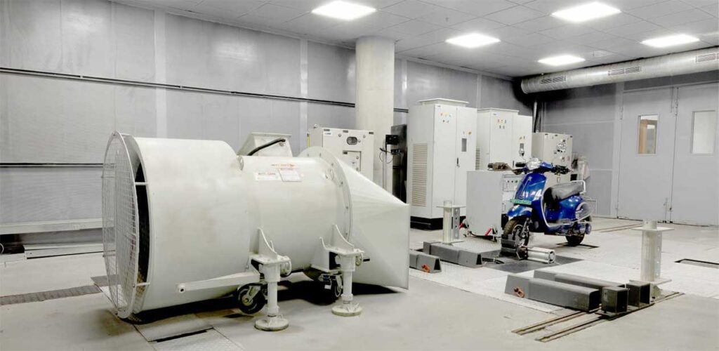EV testing services including battery testing, motor testing, and powertrain validation