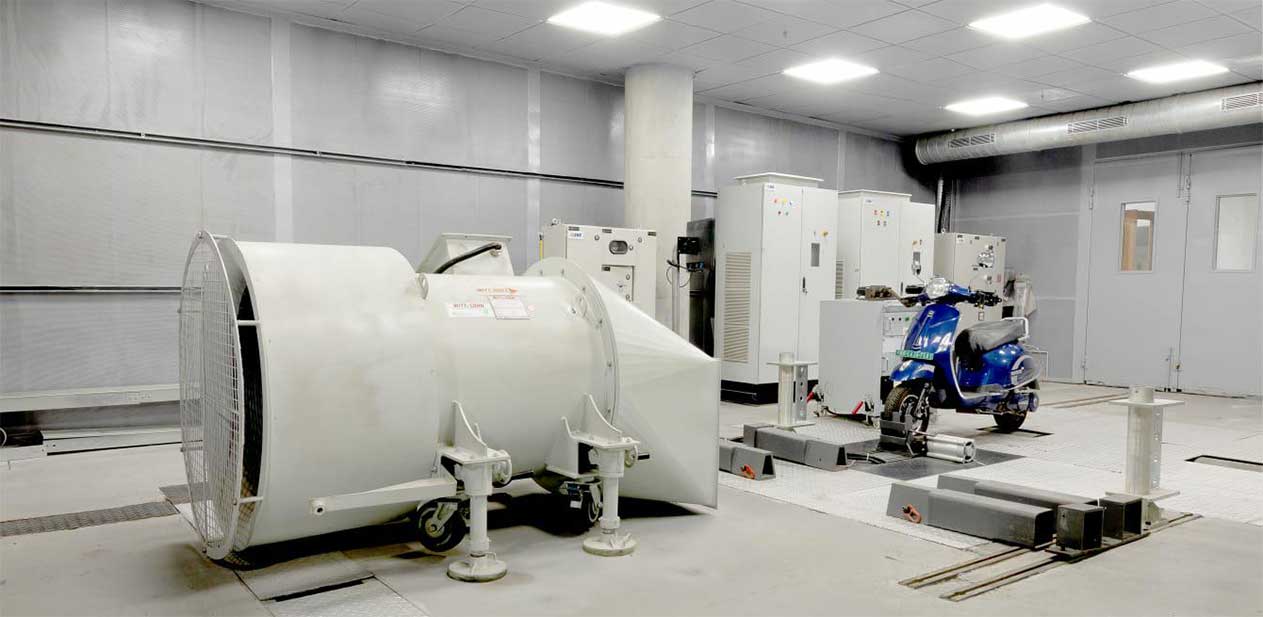 EV testing services including battery testing, motor testing, and powertrain validation